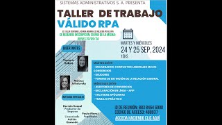 CURSO RENOVACION MATRICULA RPA  CDRA TAMARA SUKEN  Invitada Arq Paula Manzi [upl. by Ecilayram983]