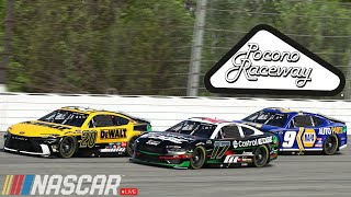 NASCAR Cup Series iRacing at Pocono LIVE [upl. by Aidnyl]