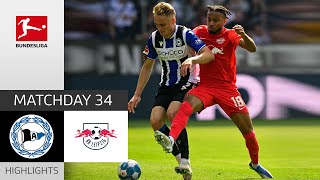 Arminia Bielefeld  RB Leipzig 11  Highlights  Matchday 34 – Bundesliga 202122 [upl. by Laurin]