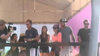 Backstreet Boys Cruise Day 3 Beach Party Brian AJ Howie Leigh James [upl. by Gredel378]