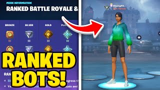 How To Get BOT LOBBIES in Fortnite Ranked 2024 [upl. by Ydnih]