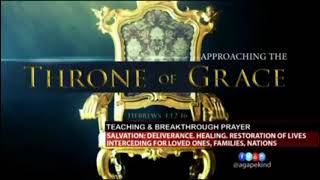 THRONE OF GRACE BREAKTROUGH PRAYER PROPHETESSE DBLESSING AGAPEKIND [upl. by Asta964]