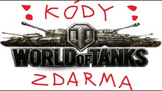 Kódy do WOT   VIII PRÉMIOVÉ TANKY ZDARMA [upl. by Udele]