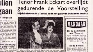 Frank Eckart PolishAmerican tenor died during performance at The Royal Flemish Opera 24021959 [upl. by Oranneg]