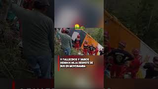 Moyobamba Confirman 9 fallecidos y varios heridos deja despiste de bus en Moyobamba [upl. by Lahcar]