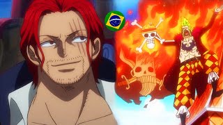 🇧🇷 SHANKS VAI CAÇAR O BARTOLOMEO POR QUEIMAR SUA BANDEIRA 😲 One Piece [upl. by Anirret]