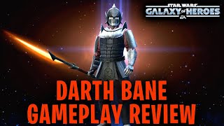 Darth Bane is AMAZING The NEW Mini Galactic Legend in SWGoH  Darth Bane Gameplay Review [upl. by Reemas]