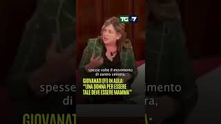 Giovanati FI in aula quotUna donna per essere tale deve essere mamma” [upl. by Gemmell]