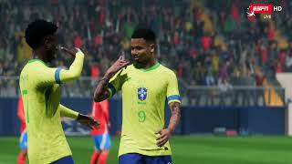 FC 24  Copa America 2024  Chile v Brazil  Semi Final [upl. by Leiahtan]