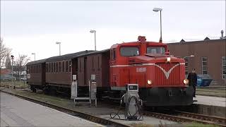 LJ M12 som Juletog i Nakskov 312 2022 [upl. by Llenrep544]