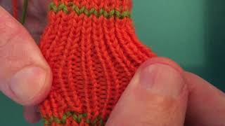 Combination 1x1 Ribbing In The Round Tutorial [upl. by Edie]