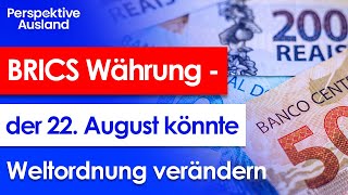 Neue BRICS Währung und neue Weltordnung Was vom BRICS Treffen am 228 zu erwarten ist [upl. by Aisila351]