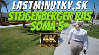 Steigenberger Ras Soma 5 Soma Bay Egypt 4K VIDEO [upl. by Sherie129]