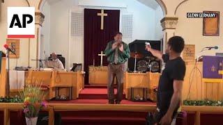 Man attempts to shoot pastor during sermon in Pennsylvania [upl. by Etsirk127]