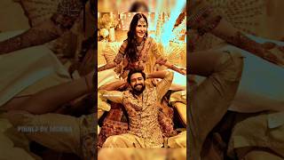 Vicky kaushal and katrina kaif mehndi❤😘 viralvideo shortvideo [upl. by Sassan234]