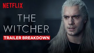 The Witcher Trailer Breakdown  Netflix [upl. by Esiocnarf]