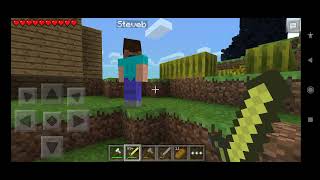 playing mcpe 08 the version is soo glitch that some items are duping [upl. by Giordano]