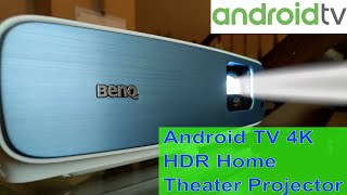 BenQ TK850i 4K Home Theater Projector with Google Android TV Review Chromecast 2020 Builtin [upl. by Amme]