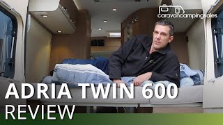 Adria Twin 600 SP 2018 Review  Fiatbased campervan blends Euro style with Aussie practicality [upl. by Eanwahs482]