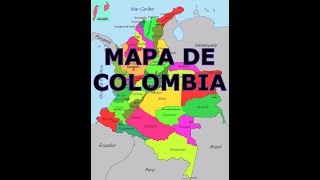 MAPA DE COLOMBIA [upl. by Livingston]