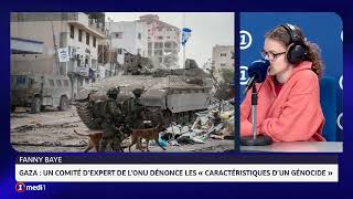 Guerre à Gaza  le point sur la situation et le rapport du Comité dexperts de lONU [upl. by Medea]