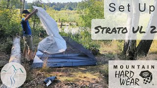 Mountain Hardwear  Strato Ul2 Set Up  the only tent you will ever need ASMR Tent Set Up [upl. by Dracir895]