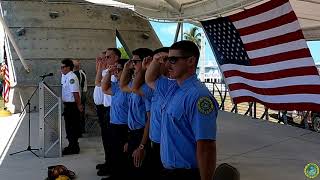 Islamorada Fire Rescue Badging Ceremony 2024 [upl. by Adnirual]