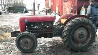 massey ferguson 35 coldstart vrangstart [upl. by Anelagna]