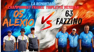 championnat France pétanque vétéran  FAZZINO vs ALEXIO  La REMONTADA [upl. by Alurd]