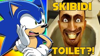 THIS IS DESTORYING THE INTERNET Sonic Reacts Skibidi Toilet Season one [upl. by Yniattirb]