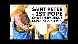 ST PETER the 1st POPE 🙏 Saint Peter APOSTLE Appointed by JESUS 🙏 St Peter Explained from the Bible [upl. by Pitzer]