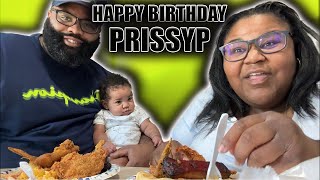 PRISSY P BIRTHDAY MEAL [upl. by Jessica]