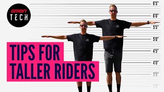 Mountain Bike Set Up Tips For Taller Riders  GMBN Guide To Bike Set Up [upl. by Carper]