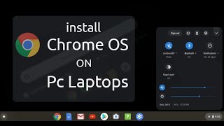 install and preview chrome os on pc laptops mini pc [upl. by Fiedler]