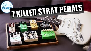 7 KILLER Overdrive Pedals You Might Not Know for a Fender Stratocaster [upl. by Duncan524]