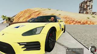 New Ramp New Car Jump HI Saport Car crashes vikki gamer BeamNG Drive [upl. by Aprile173]