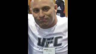 Matt Serra v Matt Hughes Matt Serra Interview [upl. by Ardnalak]