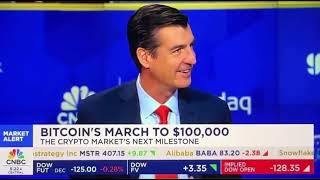 JUST IN 🇺🇸 Newmarket Capital CEO explains on CNBC how Bitcoin backed loans reduce their risk 🤯 [upl. by Allicsirp]