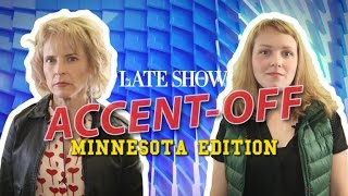 The Late Show AccentOff Minnesota Edition [upl. by Ainuj17]