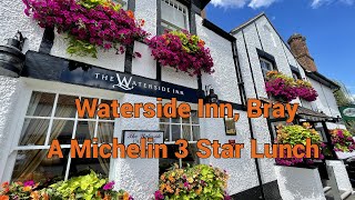 英国米其林三星飨宴 Waterside Inn Restaurant Bray UK A Michelin 3 Star Lunch [upl. by Ondrej]