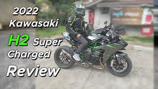 2022 Kawasaki H2 Carbon Walkaround  Review [upl. by Michele]