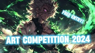 Art Competition 2024  Free Entry  Akshat Can Draw artcompetitions anime art akshatcandraw [upl. by Lovich]