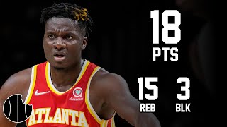 Clint Capela Highlights  Raptors vs Hawks  15th Dec 2023 [upl. by Artemis]