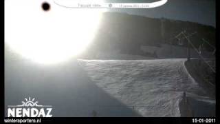 Les Quatre Vallées Nendaz webcam time lapse 20102011 [upl. by Anirad]