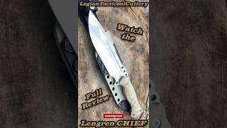 The Lengren CHIEF combat knife in Sleipner steel [upl. by Castora]