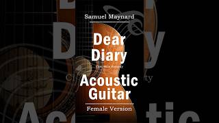 Maia Estianty  Dear Diary  Karaoke Female Key Acoustic Version shorts shortsvideo [upl. by Notaes]