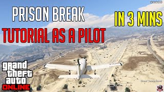 GTA 5 Online Heist  Prison Break As a Pilot  Prison Break Heist Walkthrough  RedBut Gaming [upl. by Htebzile42]