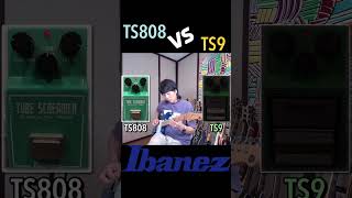 REVIEW Ibanez TS808 vs TS9 [upl. by Rance]