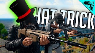 THE HAT TRICK  PlayerUnknowns Battlegrounds PUBG Gameplay Wins StoneMountain64 amp LevelCapGaming [upl. by Buffo]