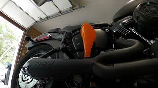 Harley Davidson Street Bob 107 Oil Change [upl. by Sakhuja]